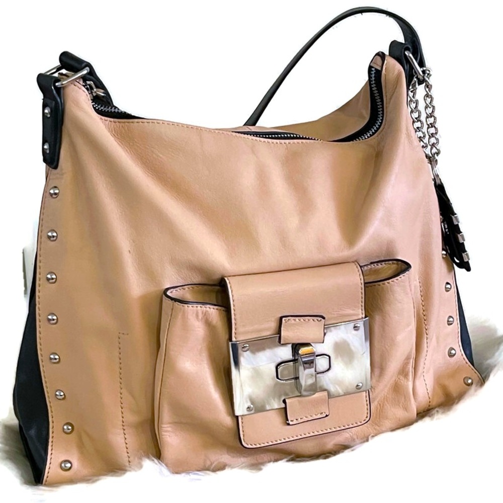 Oh by Joy Gryson Beige Leather Purse